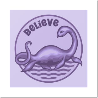 Believe in Nessie Posters and Art